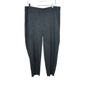 Bloomingdale's Women's 1X Silk Cashmere Knit Blend Pull-On Grey Comfort Pants